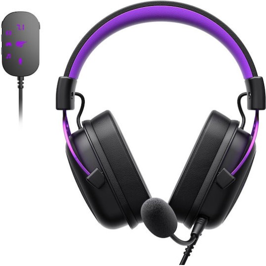 Havit H2002C+U Over Ear Gaming Headset με σύνδεση 3.5mm