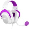 Havit H2002D Over Ear Gaming Headset με σύνδεση 3.5mm Μωβ