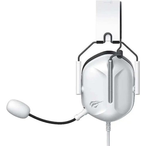 Havit H2033D Over Ear Gaming Headset με σύνδεση 3.5mm Λευκό / Μαύρο