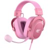 Havit H2002D Over Ear Gaming Headset με σύνδεση 3.5mm Ροζ