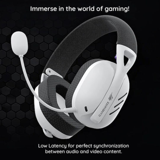 Havit Fuxi H3 Ασύρματο On Ear Gaming Headset με σύνδεση USB Γκρι