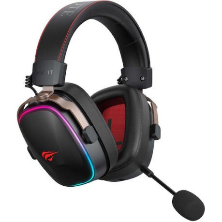 Havit H2039BG Ασύρματο Over Ear Gaming Headset με σύνδεση USB for PC / PS4 / PS5 / XBOX