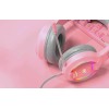 Havit H2233D On Ear Gaming Headset με σύνδεση USB / 3.5mm Ροζ