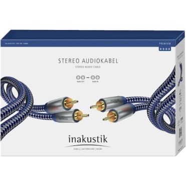 Inakustik Premium Audio Cable RCA male - RCA male 1.5m