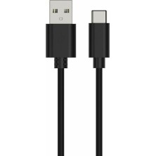 Ansmann USB 2.0 Cable USB-C male - USB-A Μαύρο 1m 1700-0130
