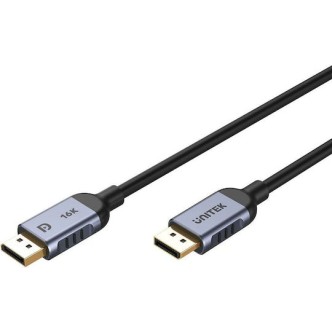 Unitek Cable DisplayPort male - DisplayPort male 2m Μαύρο