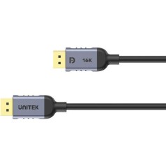 Unitek Cable DisplayPort male - DisplayPort male 2m Μαύρο