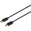 Savio Cable DisplayPort male - DisplayPort male 1m Μαύρο