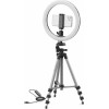 Cullmann Ring Light Alpha 1000 Vlogging Kit 3000-6000K με Τρίποδο Δαπέδου και Βάση για Κινητό