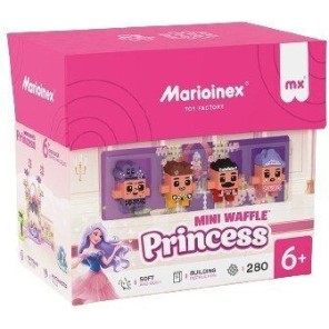 Marioinex Τουβλάκια Waffle Mini - Princess για 6+ Ετών 280τμχ