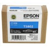 Epson T5802 Γνήσιο Μελάνι Εκτυπωτή InkJet Κυανό (C13T580200)