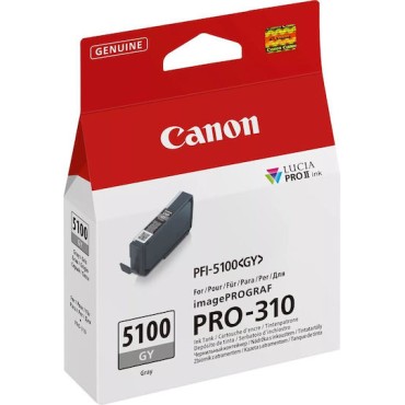 Canon PFI-5100 Γνήσιο Μελάνι Εκτυπωτή InkJet Γκρι (6959C001)