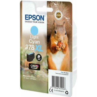 Epson 378XL Γνήσιο Μελάνι Εκτυπωτή InkJet Ανοιχτό Κυανό (C13T37954010)