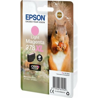 Epson 378XL Γνήσιο Μελάνι Εκτυπωτή InkJet Ανοιχτό Ματζέντα (C13T37964010)