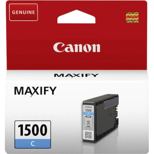 Canon PGI-1500 Γνήσιο Μελάνι Εκτυπωτή InkJet Κυανό (9229B001)