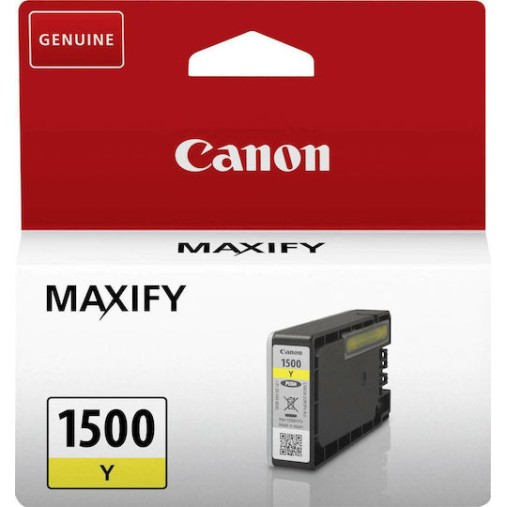 Canon PGI-1500 Γνήσιο Μελάνι Εκτυπωτή InkJet Κίτρινο (9231B001)