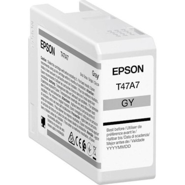 Epson T47A7 UltraChrome Pro 10 Γνήσιο Μελάνι Εκτυπωτή InkJet Γκρι (C13T47A700)