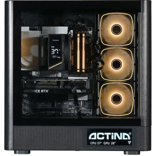 Actina 5901443441939 Gaming Desktop PC (Ultra 5-250K Plus/32GB DDR5/1TB SSD/GeForce RTX 5070/No OS)