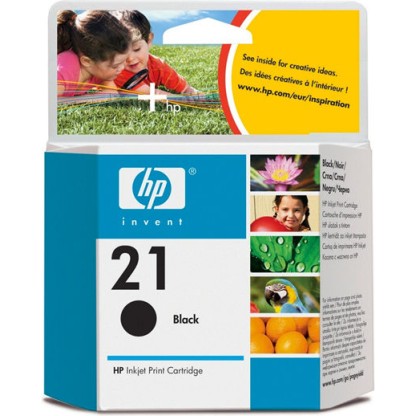 HP 21 Γνήσιο Μελάνι Εκτυπωτή InkJet Μαύρο (C9351AE)