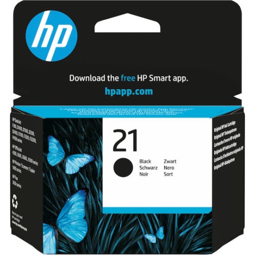 HP 21 Γνήσιο Μελάνι Εκτυπωτή InkJet Μαύρο (C9351AE)