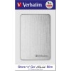 Verbatim Store 'n' Go ALU Slim USB 3.2 Εξωτερικός HDD 1TB 2.5