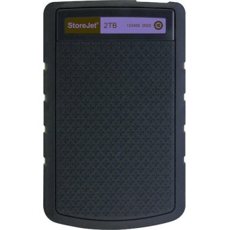 Transcend StoreJet 25H3P USB 3.0 Εξωτερικός HDD 2TB 2.5