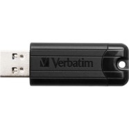 Verbatim PinStripe 256GB USB 3.0 Stick Μαύρο