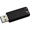 Verbatim PinStripe 256GB USB 3.0 Stick Μαύρο