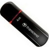 Transcend JetFlash 600 4GB USB 2.0 Stick Μαύρο