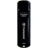 Transcend JetFlash 600 4GB USB 2.0 Stick Μαύρο