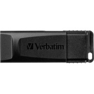 Verbatim Slider 128GB USB 2.0 Stick Μαύρο