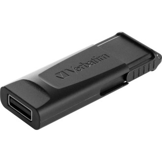 Verbatim Slider 128GB USB 2.0 Stick Μαύρο