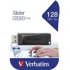 Verbatim Slider 128GB USB 2.0 Stick Μαύρο