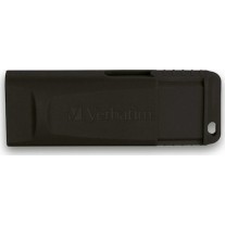 Verbatim Slider 128GB USB 2.0 Stick Μαύρο