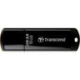 Transcend JetFlash 700 16GB USB 3.0 Stick Μαύρο