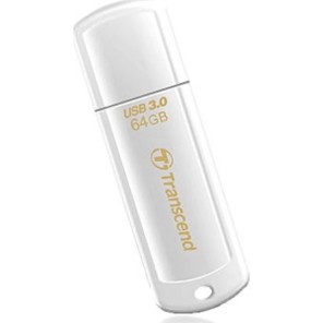 Transcend JetFlash 730 64GB USB 3.0 Stick Λευκό