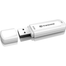 Transcend JetFlash 730 64GB USB 3.0 Stick Λευκό