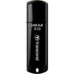 Transcend JetFlash 350 4GB USB 2.0 Stick Μαύρο