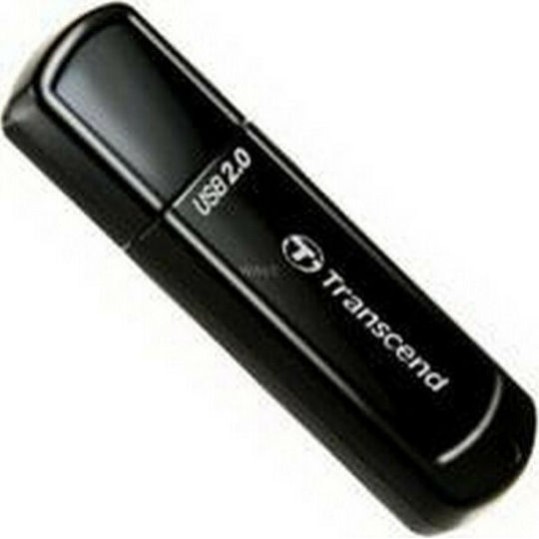 Transcend JetFlash 350 4GB USB 2.0 Stick Μαύρο