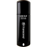 Transcend 32GB USB 2.0 Stick Μαύρο