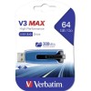 Verbatim Store 'n' Go V3 Max 64GB USB 3.0 Stick Μπλε