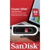 Sandisk Cruzer Glide 64GB USB 2.0 Stick Μαύρο
