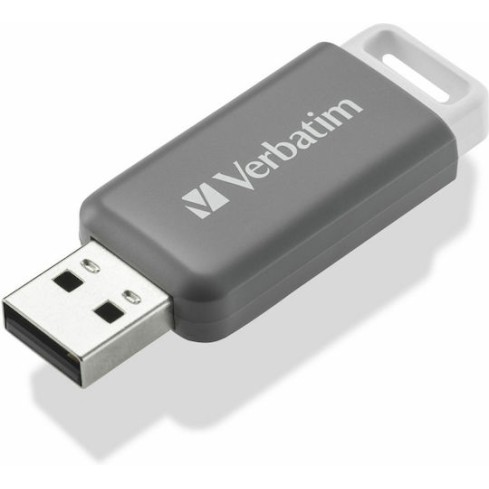 Verbatim Databar 128GB USB 2.0 Stick Γκρι