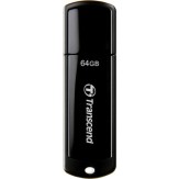 Transcend Jetflash 700 64GB USB 3.0 Stick Μαύρο