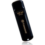 Transcend Jetflash 700 64GB USB 3.0 Stick Μαύρο