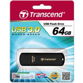 Transcend Jetflash 700 64GB USB 3.0 Stick Μαύρο