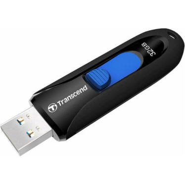 Transcend JetFlash 790 32GB USB 3.0 Stick Μαύρο