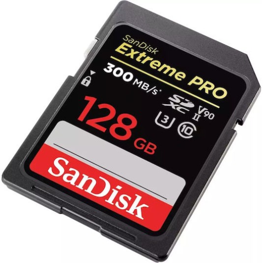 Sandisk Extreme Pro Sdxc Memory Card 128gb 300mb/s V90