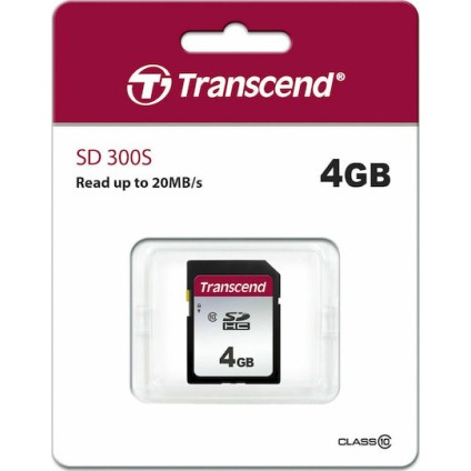 Transcend 300s SDHC 4GB Class 10