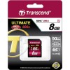 Transcend Ultimate 600x SDHC 8GB U1 UHS-I